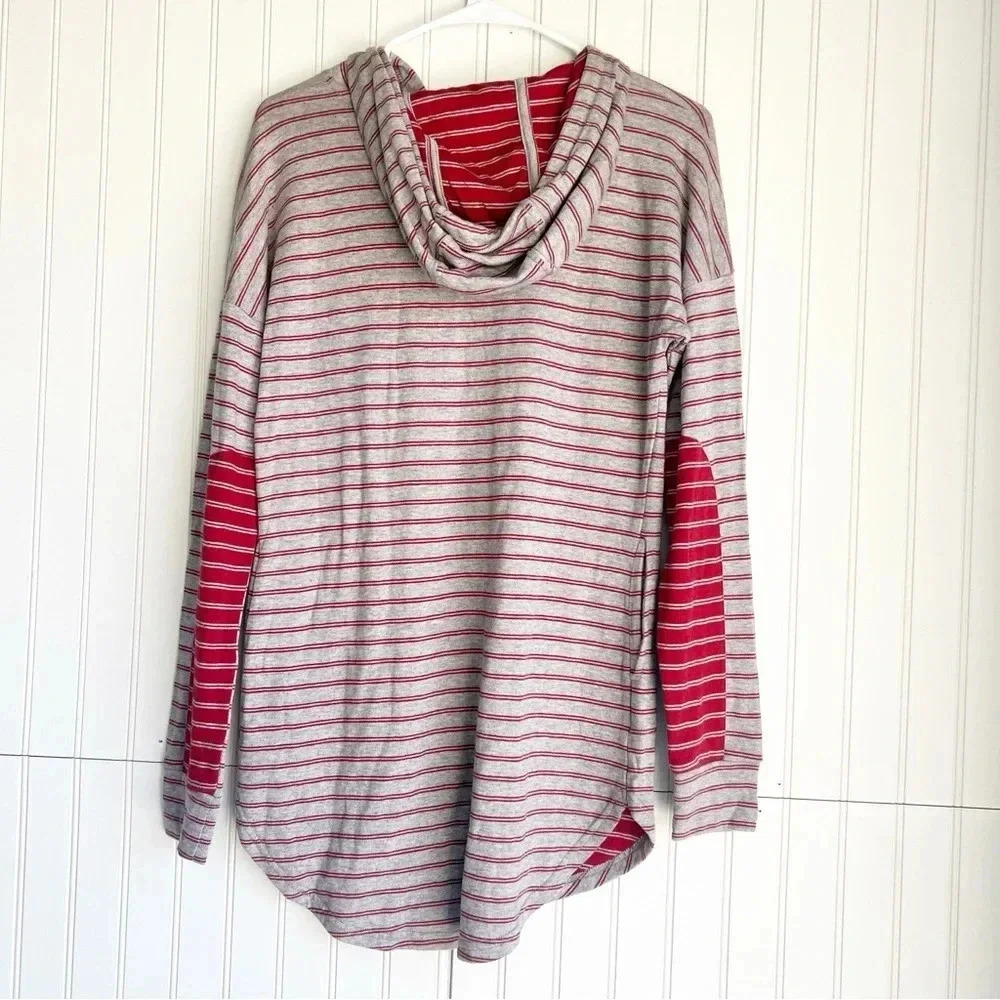 Toad&Co Size XS Profundo Hooded Tunic in Red Striped NEW! - Picture 7 of 7